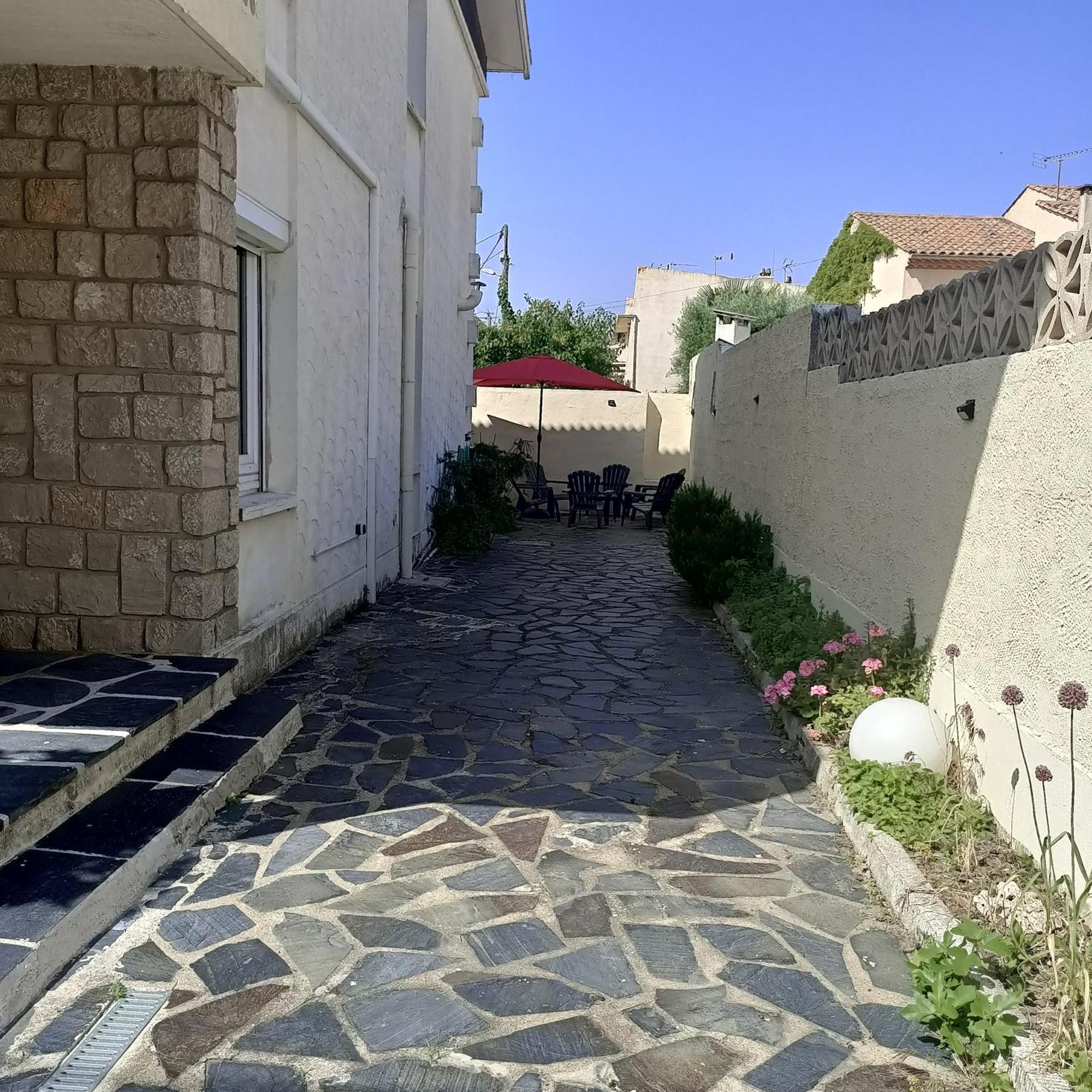 Location Bord De Mer, Villa De Vacances 6-8 Personnes - Jardin Valras-Plage Bagian luar foto