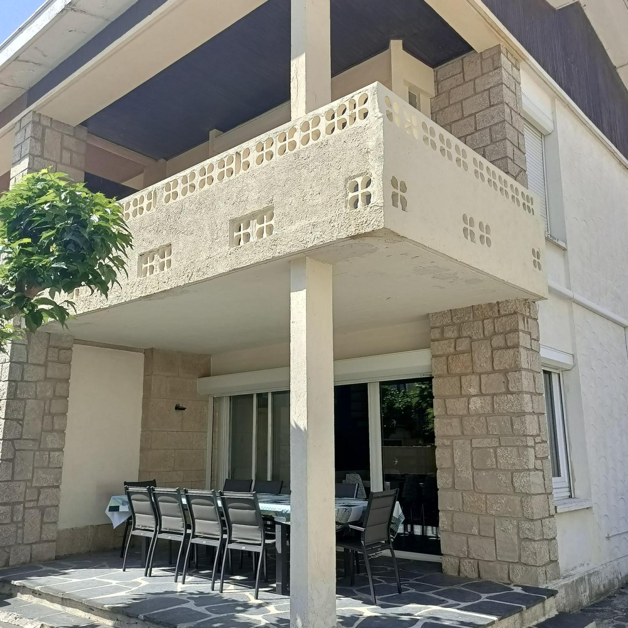 Location Bord De Mer, Villa De Vacances 6-8 Personnes - Jardin Valras-Plage Bagian luar foto