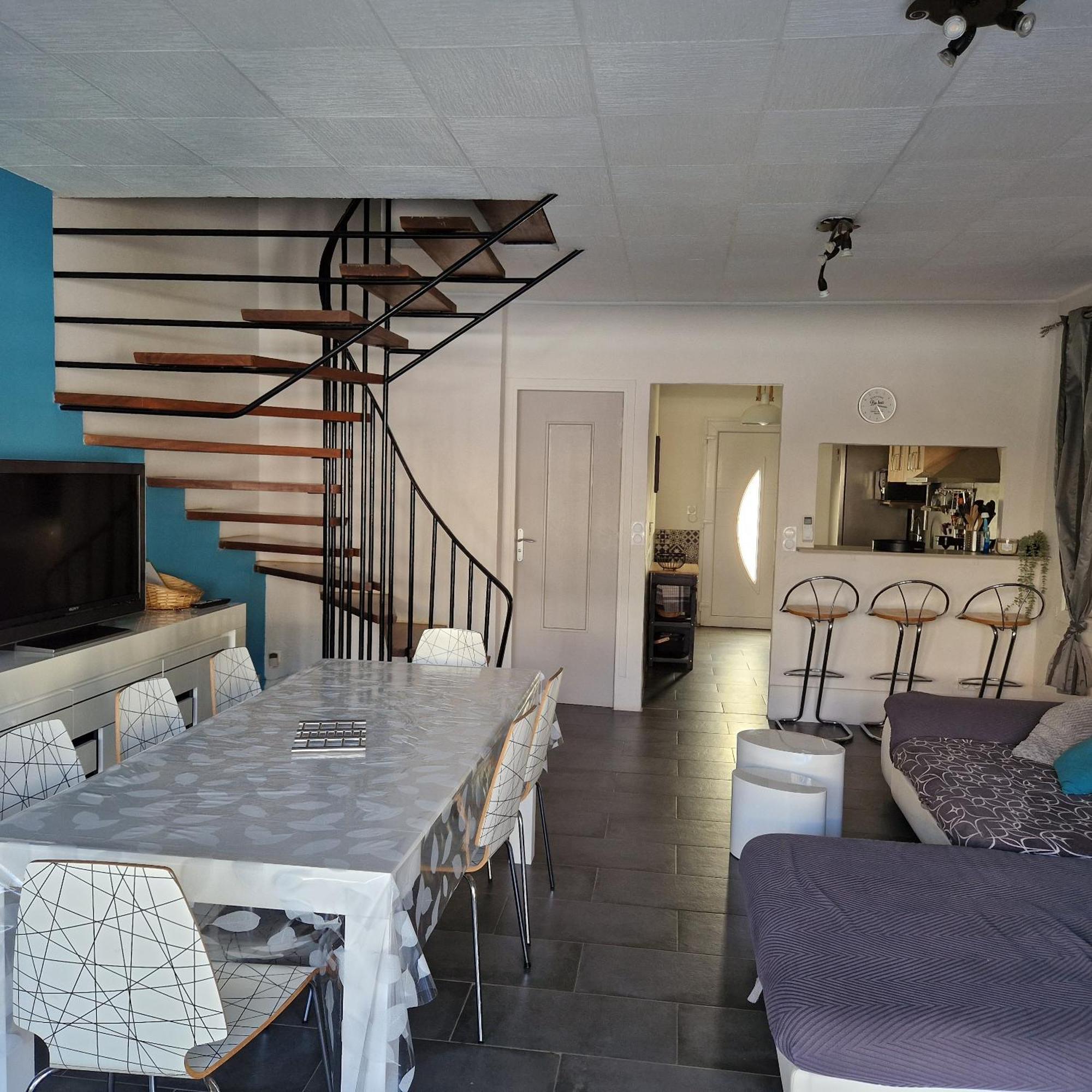 Location Bord De Mer, Villa De Vacances 6-8 Personnes - Jardin Valras-Plage Bagian luar foto